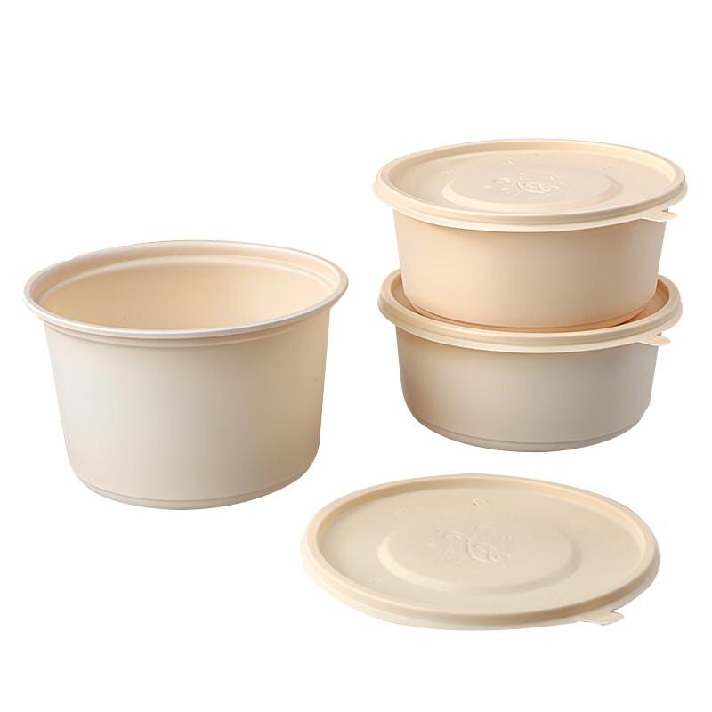 Yi Ai Biodegradable Corn Starch Disposable Round Bowls