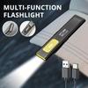 Mini Portable Rechargeable LED Torch Light Waterproof Outdoor Work Pocket Flashlight with Tail Magnetic Compact LED Flashlight