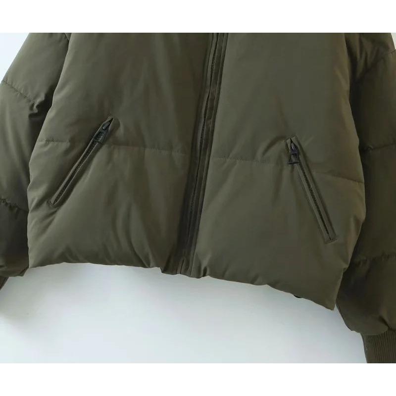 Loose and Slim Warm Bread Jacket, Short and Lazy Style, Down and Cotton Jacket for Winter