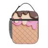 Erdbeereis Isolierte Lunchtasche für Kinder Schul-Kühltasche Thermische Lebensmittelbox Tragetasche Auslaufsichere Lunchboxen Behälter