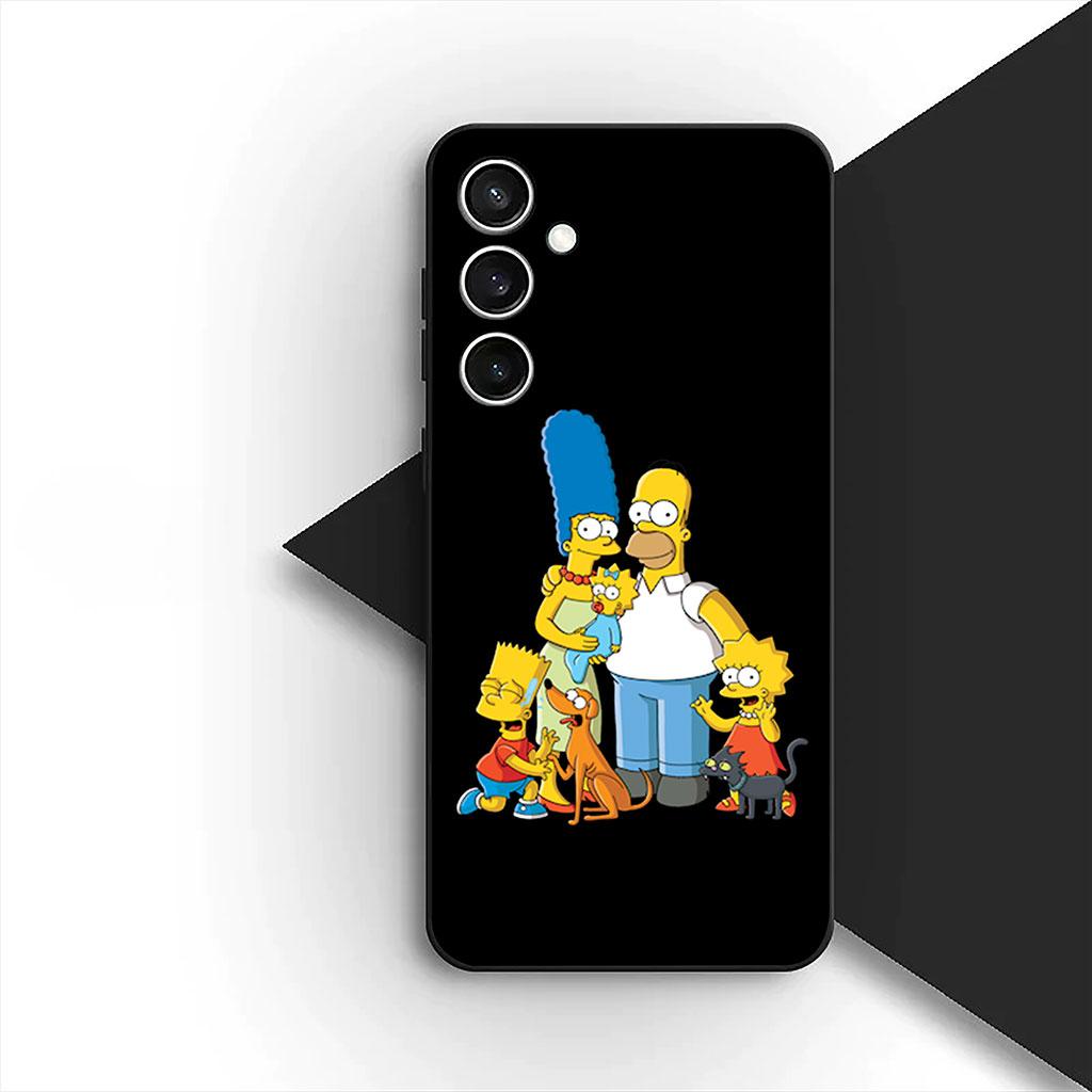 Barts Cartoon S-Simpsons Silicone Phone Cover for Xiaomi Poco C75 C65 C71 C85 X7 X6 M7 F7 F8 Ultra F6 Pro Soft Case