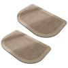 Pack of 2 AntiSlip Bathroom Mat for Shower Diatomite Super Absorbent Quick Drying Bath Mat Shower Room Door Mat for Home