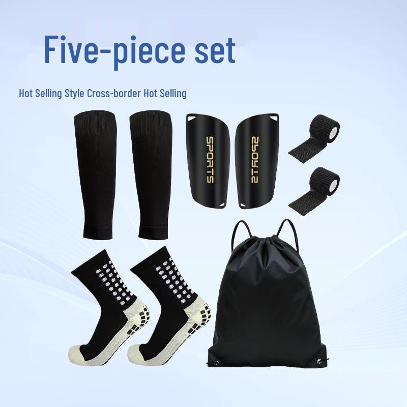 Exclusive E-commerce Football Set: Socks, Shin Guards, Knee Pads, Bandages & Storage Bag