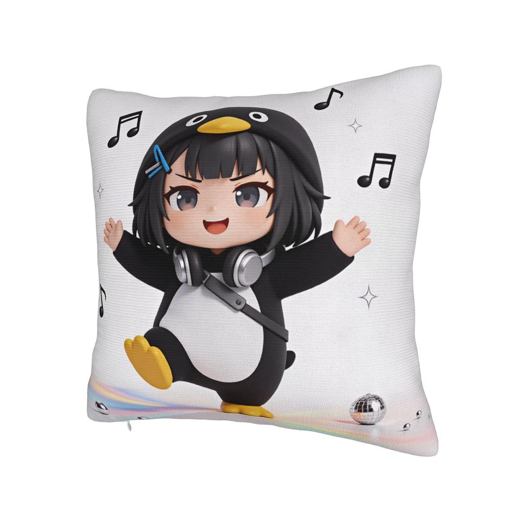 Gugugaga Penguin Arknights Endfield Pillow Cover Retro Trendy Pillow Case For Sofa Home Decoration Comfy Pillowcases Gift Idea