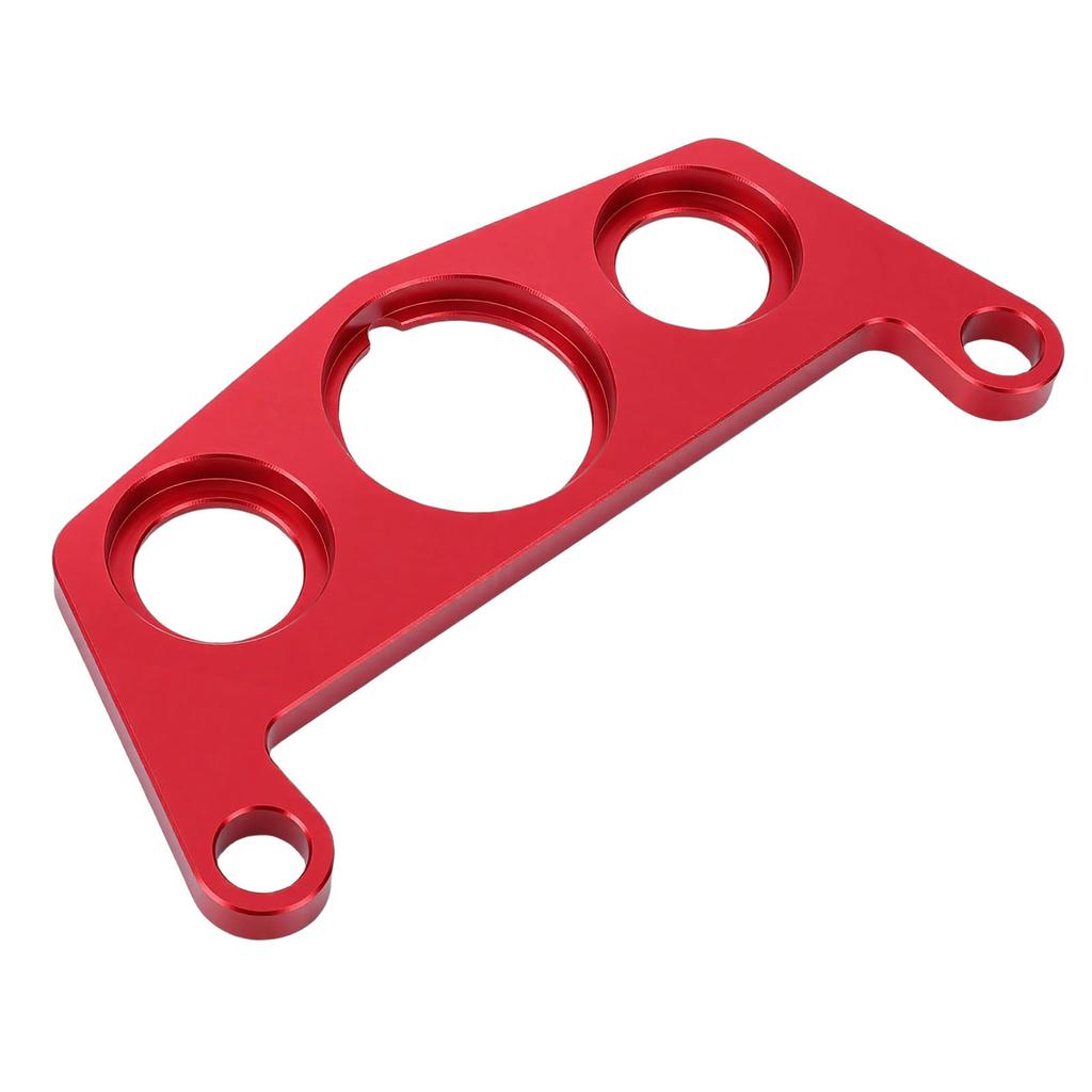 Key Switch and Indicator Light Mount Replacement for Pro Taper Handlebar Clamps Risers Aluminum Red