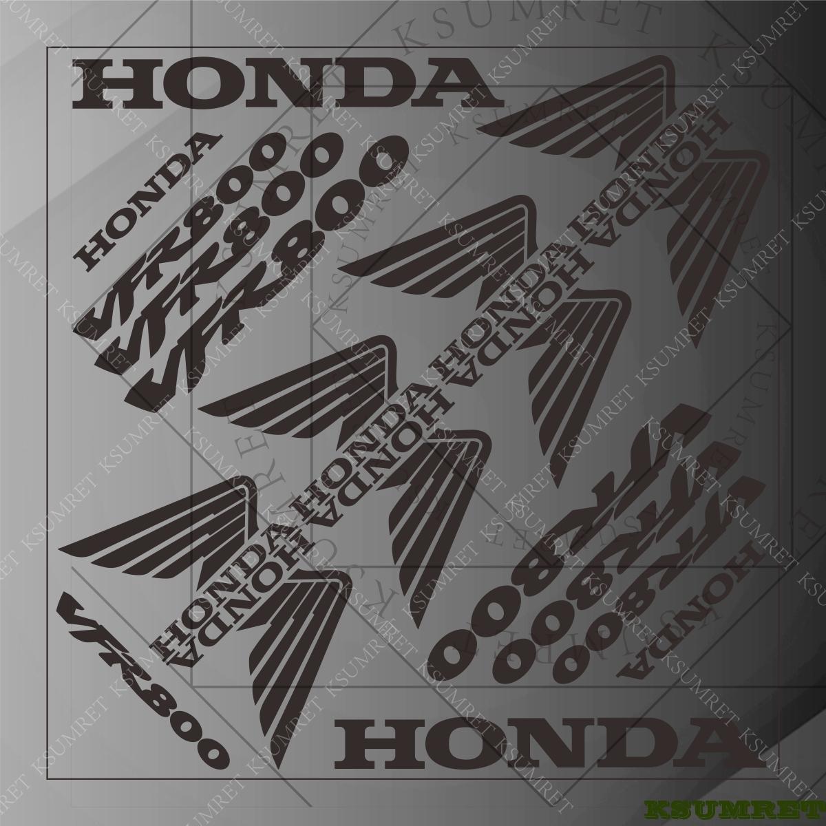 AAADL1 honda vfr800 stickers Motorcycle Sticker Helmet Logo exhaust vtec accessories Waterproof