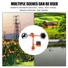 Solar Powered Voice Bird Repellent Outdoor Farm Orchard Solar Powered Wind Bird Repellent Reflective Without Harming Birds