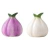 Zwiebelform Keramikvase Kleine Dekorations-Blumenvase Hydrokultur-Pflanzenhalter für Wohnzimmer Hochzeitsfeier Zuhause Küchentisch Dekoration