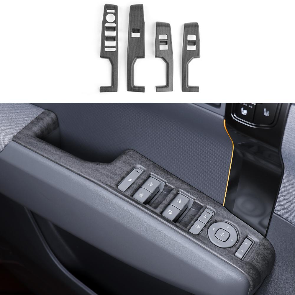 

For Kia EV3 2026 2026 Window Button Cover Car Door Armrest ABS Decal Panel Window Button Trim Interior Moulding LHD