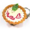 So Delicious You Could Eat Rare Cheesecake Tart Food Sample Keychain Cute Funny Souvenir Gift 199OK [Coconut Accessories] Looks It! (Plain)