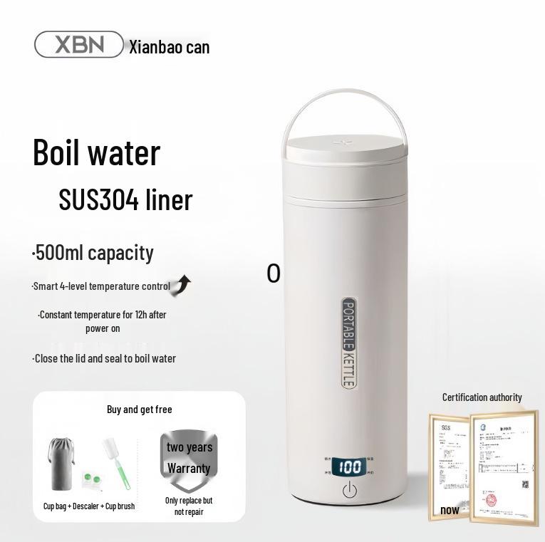 Compact Electric Water Cup for Dorms & Offices