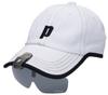 Tennis Wear Polarized Sunglasses PSU651 Black Japan Free Size [Prince] Hat-Mounted [Unisex] (165) (FREE Size)
