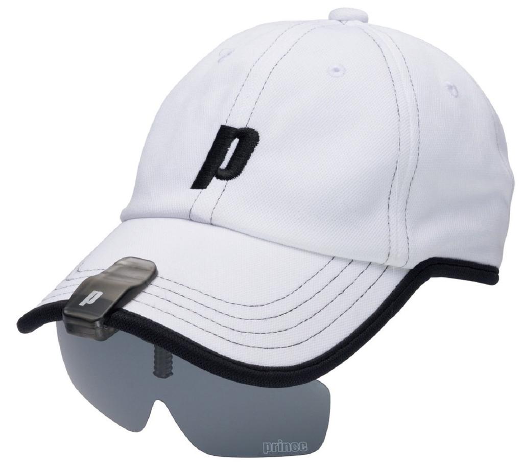 Tennis Wear Polarized Sunglasses PSU651 Black Japan Free Size [Prince] Hat-Mounted [Unisex] (165) (FREE Size)