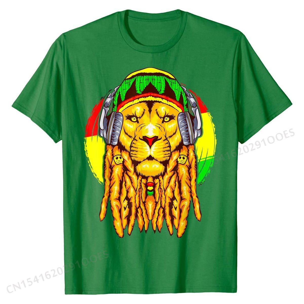 

Rastafarian Lion Leo Horoscope Zodiac Sign Rasta T-Shirt SummerDesign Tees Cute Cotton Men T Shirt 4XL