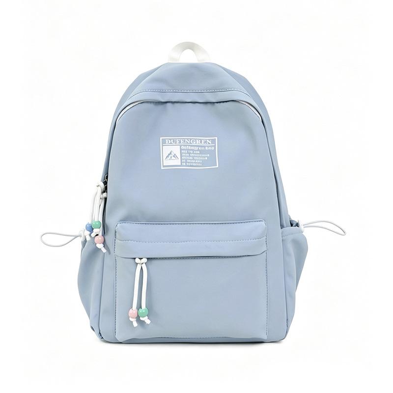 Schoolbag1011 New Lightweight Backpack Boys and Girls School Bag Large Capacity Travel Fashion Simple Ins Style Backpack