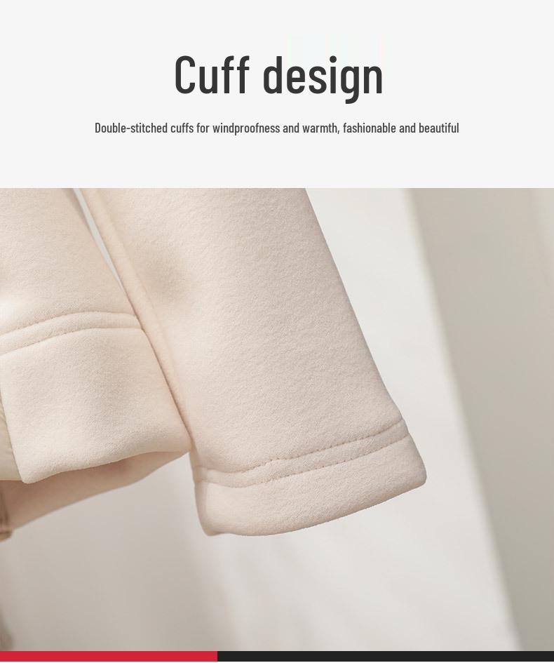 Women's Sporty Spliced Cotton Jacket - Warm Stand-Up Collar, Slim Rib, Lightweight Winter Outdoor Coat for Yoga