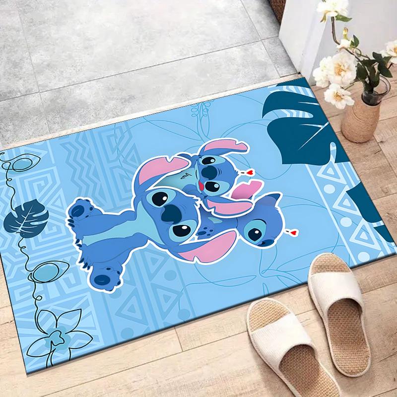 1pc S-Stitch Design Printed Area Rug Carpet for Bedroom Living Room Home Decor Rugs Mat Non Slip Mat Rug for Bedside