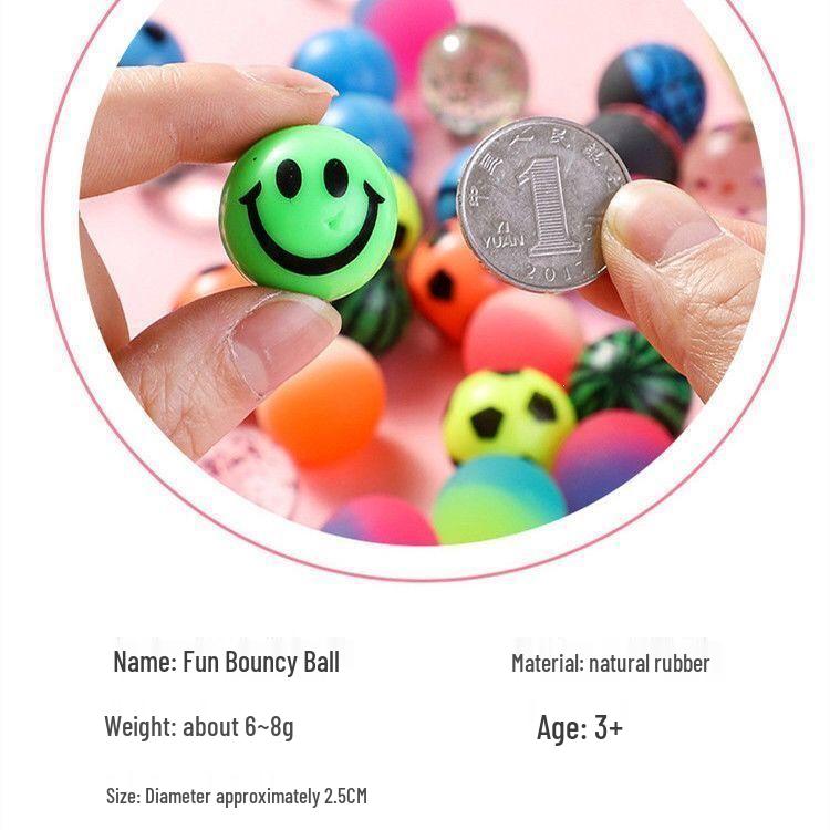 Nein. 27 Kinder Hüpfender Elastischer Ball Spielzeug - Springendes & Schwebendes Geschenk für Kindergarten
