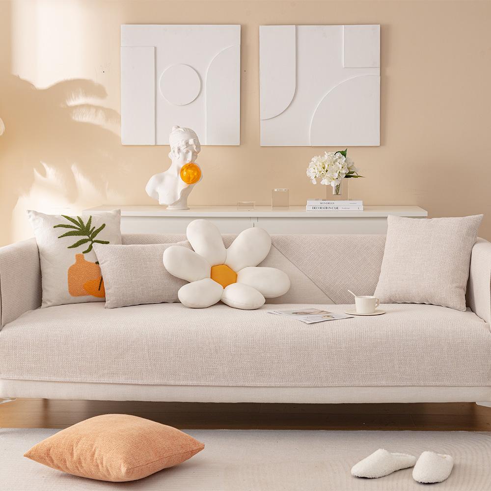 

Универсальный чехол на диван из шенилла для всех сезонов, новый нескользящий чехол на диван, протектор для спинки, подлокотников и сиденья дивана в гостиной 70x210cm 1pcs