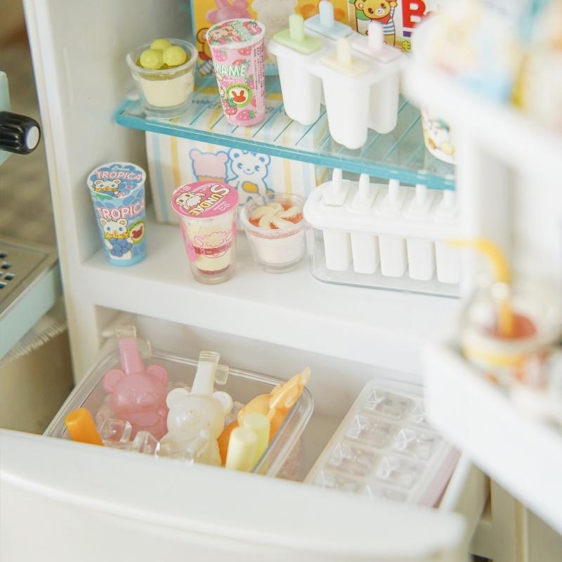 1 Set Mini Ice Stick Ornament Cute Miniature Dollhouse Food Simulation Ice Cream Popsicle Model For Doll Diy Accessories