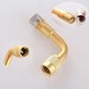 2Pcs Car Motorcycle Bicycle 45/90/135 Degree Angle Valve Adaptor Metal Tyre Tube Valve Extension Adapter for Scooter Tire Valve Caps  Replacement