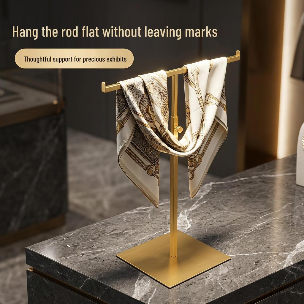 Stainless Steel Multifunctional Clothing and Accessories Display Rack