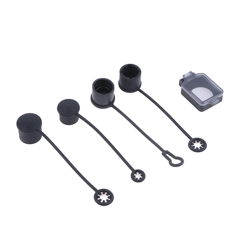 2 Pezzi Coperchio Antipolvere in Silicone Per Spine di Alimentazione Audio di Rete Connettori Speaker Xlr 6.35Mm Tappo Protettivo Impermeabile