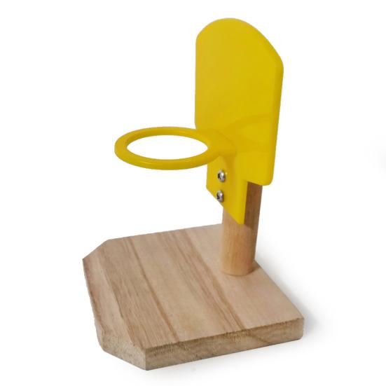 Pet Bird Parrot Funny Basketball Shoot Hoop Balls Puzzle Game Chew Play Toy