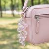 Detachable Bead String Keychain Transparent Acrylic Pendant Creative Grape Pendant Keychain  Gift