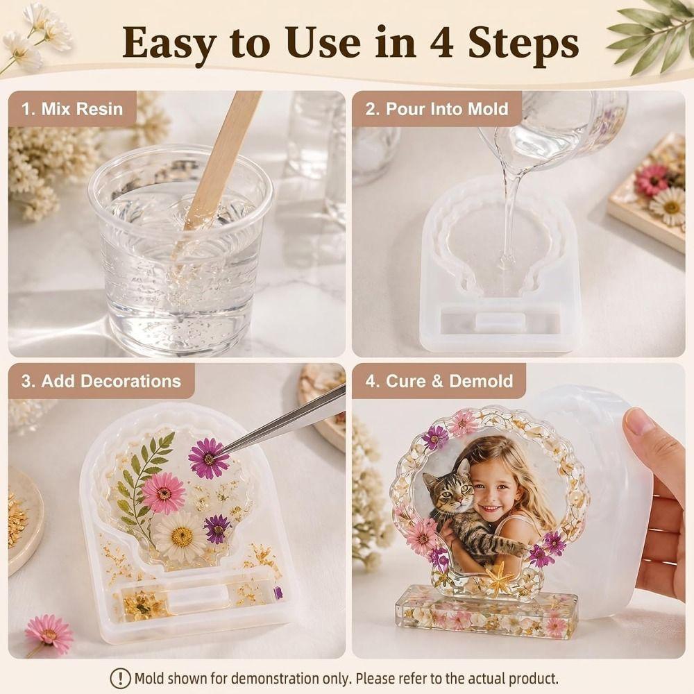Easy Release Picture Frame Silicone Molds DIY Silicone Resin Mold Resin Casting