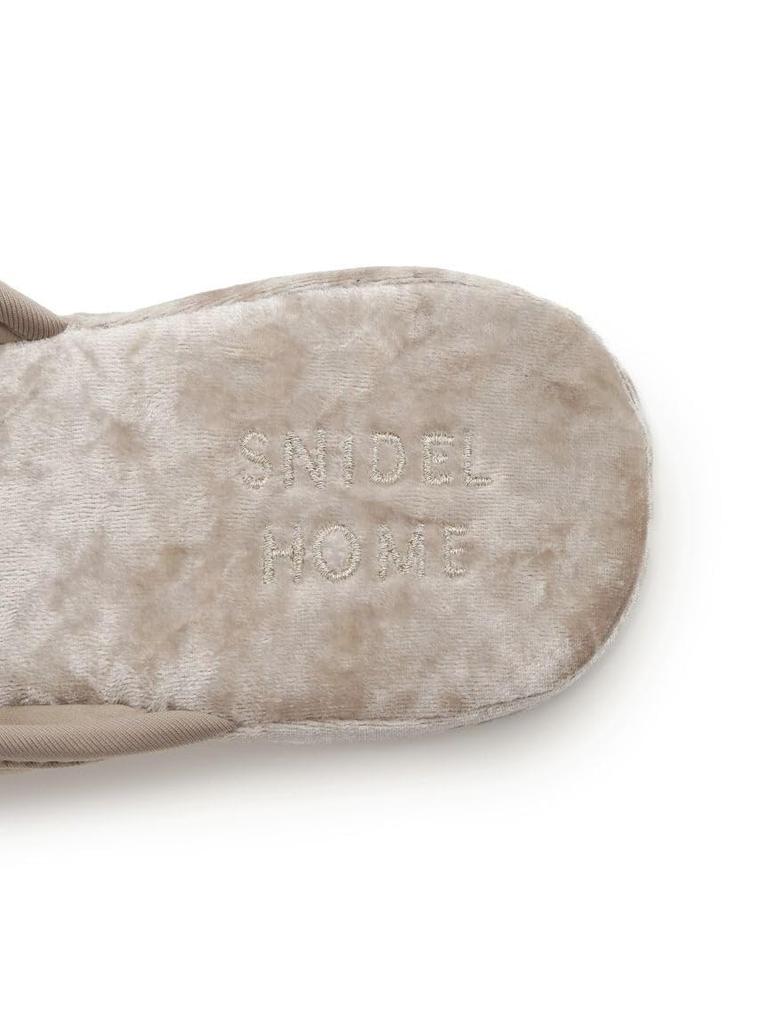 Snidel Home Satin Slippers SHGG259049 Women's BEG Free Size