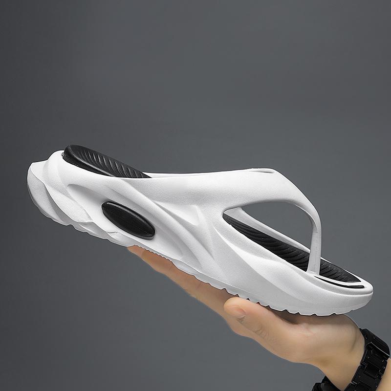 Summer Men's Flip Flops Outdoor Indoor Slippers Comfortable Soft Slides Men Beach Sandals Non-slip Home Men Outdoor Slippers