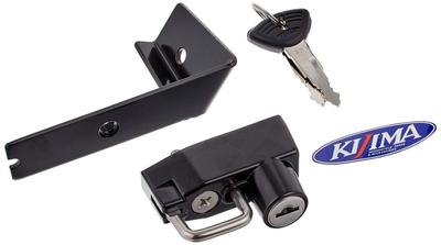 Kijima Motorradteile Helmhalter Stahl Schwarz Diebstahlschutz Ninja400R/ER-4n('11-'13)/Ninja650R/ER-6n('09-'11)/ER-6f('09-'10) 303-1521