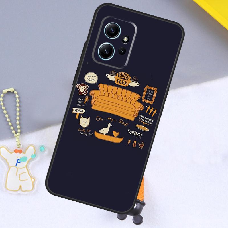 FRIENDS TV SHOW ICONIC Case For Xiaomi Redmi Note 14 13 9 10 11 12 15 Pro Plus Cover For Redmi 15 C 14C 12C 10C 13C