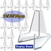 10/20/30PCS Triangular Card Display Stand Mini Acrylic Idol Photo Picture Holder Stands for Coin Sports Display Racks