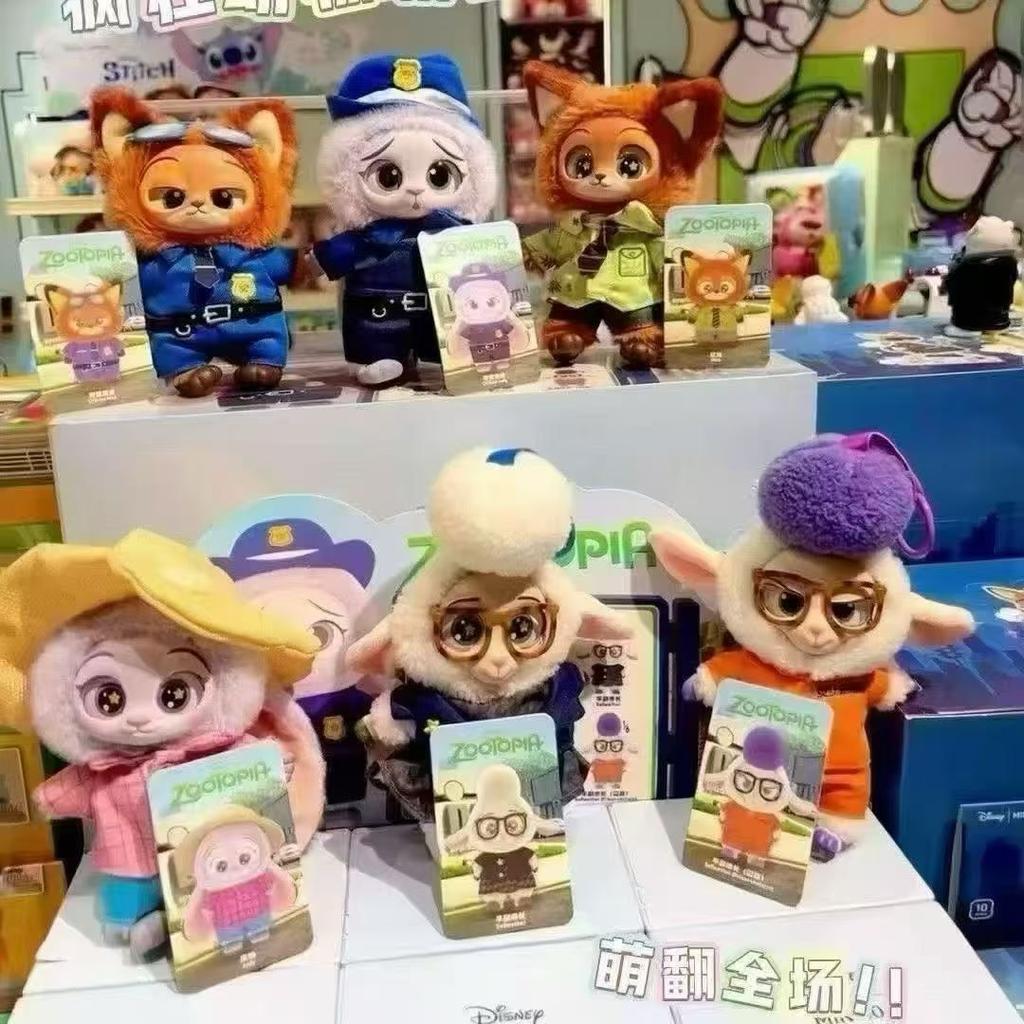 The Domestic Version of Nick Judy's Zootopia Series Blind Box, Plush Toy Pendant and Peripheral Products
