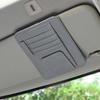 Multifunctional Car Sun Visor Organizer Wear-resisting Car Ticket Holder Eyeglass Stand  Bank Card