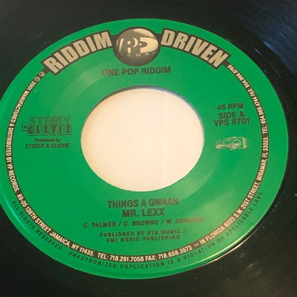 

7inch Record MR. LEXX / BLING DAWG - Things A Gwaan / Video Light VPS8701 VP Records 2002 US Reggae, Ska & Dub Used