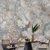 Wallpaper - Marble Flowers - Natural Stone Texture In Pastel Colors