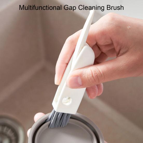 Tiny Cleaning Brush Set 3-in-1 Cup Bottle Cleaning Brushes Easy Rotating Design Bottles Cups Narrow Space Scrubber