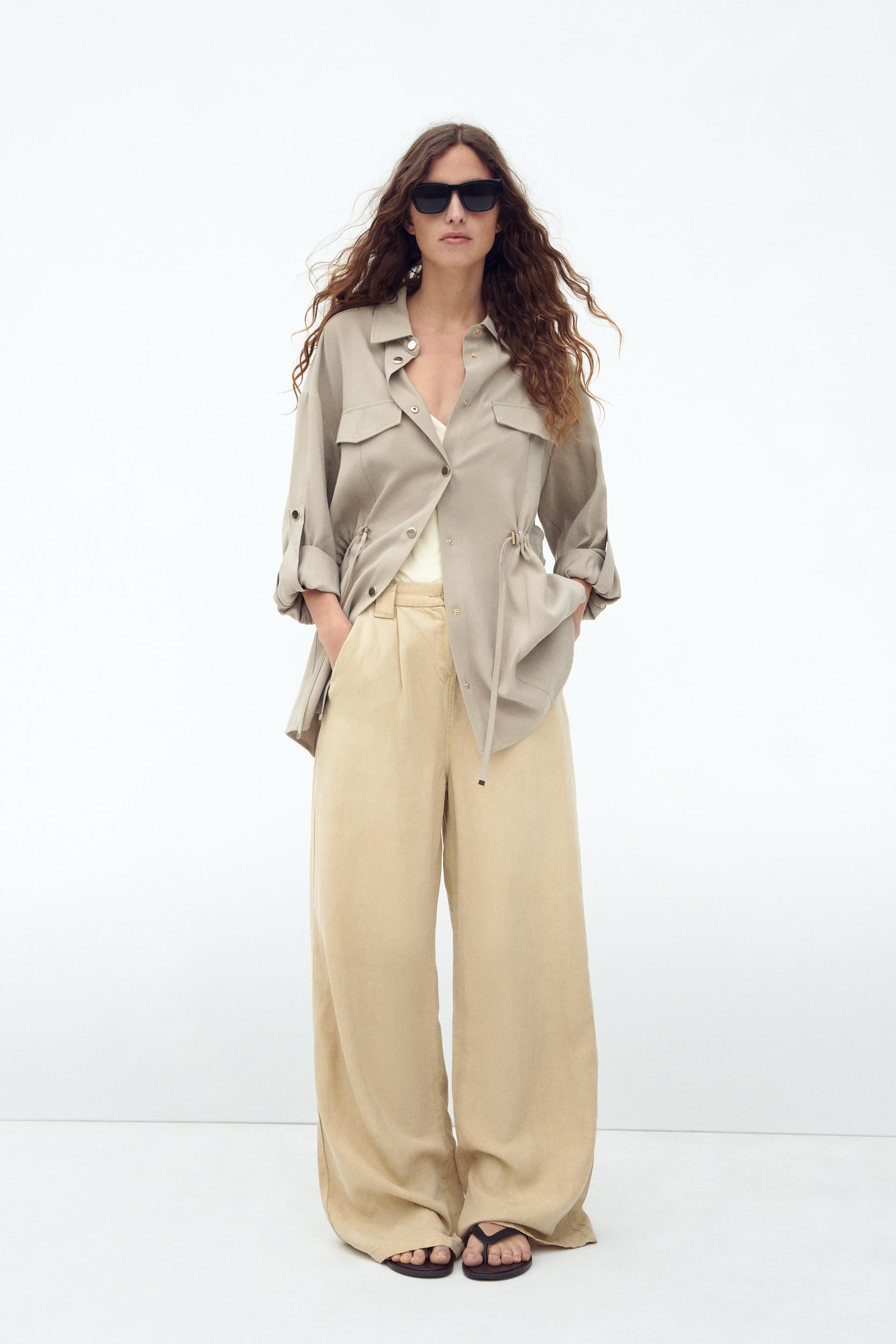 

OVERSHIRT WITH ADJUSTABLE WAIST