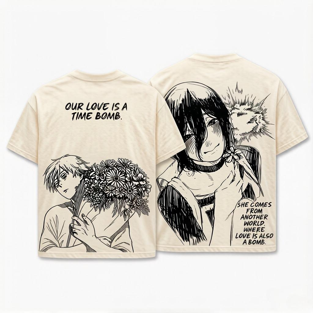 

T-Shirt Redwood Saw Character Anime Style Breathable T-Shirt Men s and Women s Clothing S