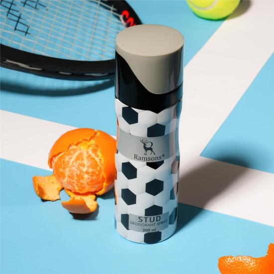 Ramsons - STUD Deodorant v spreji | 200 ML | Telový parfum | Horné tóny - Bergamot, Ananás, Levanduľa | Stredné tóny - Jazmín, Ruža | Základné tóny - Jantár, Kožený
