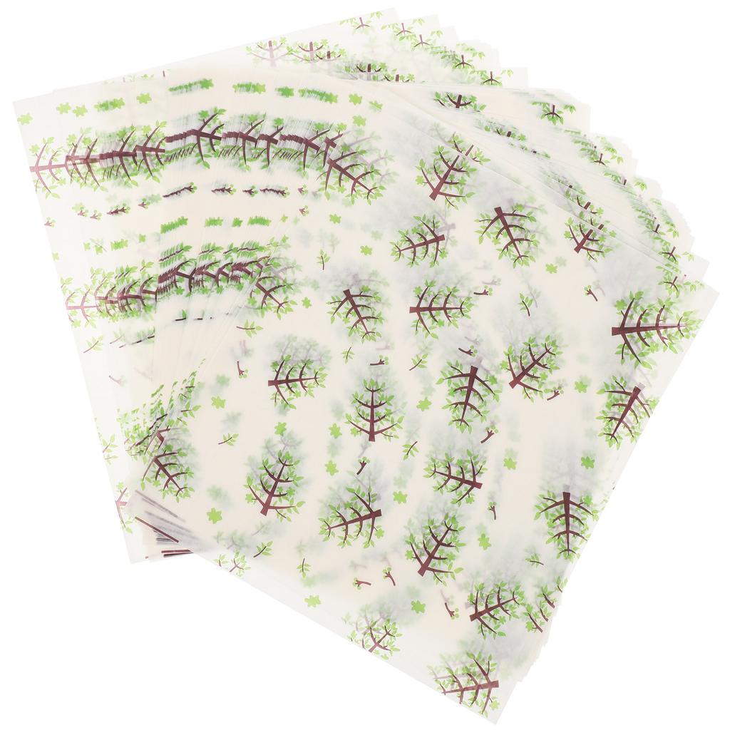 50 Sheets Waterproof Oil Proof Food Wrapping Paper for Sandwiches Cookies Fried Chicken Cake Bread Packing Paper Grease