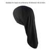 Long Tail Hair Wrap Caps for Men Soft Polyester Head Wrap Quick Drying Towel Turban Hat for Dreadlocks Various Hairstyles