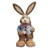 1/2/4PCS 35cm Straw Bunny Doll Vintage Style Bunny Doll Easter Home Decoration Wedding Window Shooting Props Gift for Friends