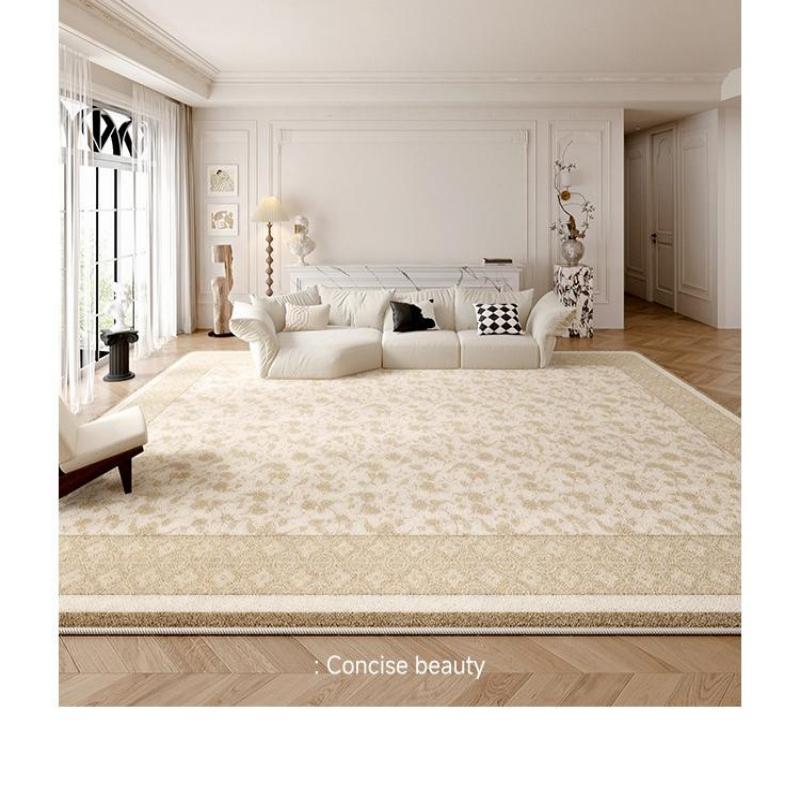 French Waterproof Stain-Resistant Carpet Living Room Bedroom Coffee Table Mat Light Luxury bedside rugs Home Decor