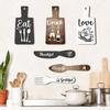 6 Pcs Mini Wood Plaque Kitchen Wall Decor Set Wall Ornaments Kitchen Wall Sign  Farmhouse Decor