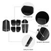 10Pcs for BMW X3 2025 Door Handle Side Storage Box Groove Gate Slot Anti-slip Tray Organizer Car Interior Accessories Black