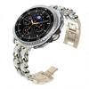Metall+Leder Armband für Samsung Galaxy Watch 8 Classic 46mm/Ultra 47mm Mode-Armband für Galaxy Watch 8 44mm 40mm Sportband